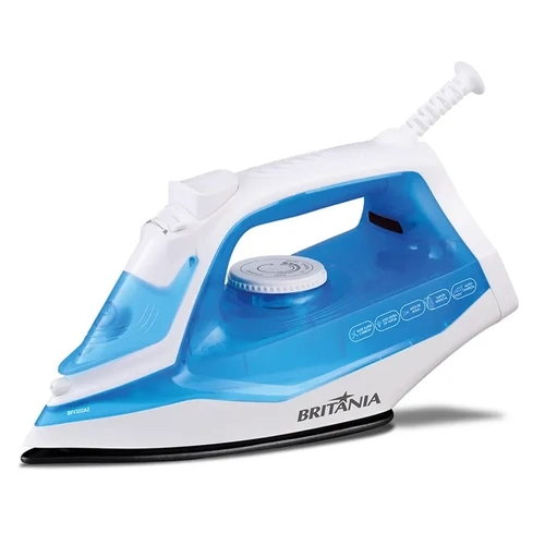 Ferro De Passar A Vapor Bfv202az Antiaderente Britânia Cor Azul 127V