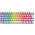 Teclado Pcyes Mecanico 60% Zot Branco Outemu Blue Hotswap Led RGB - PZWOHBLRGB