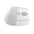 Mouse Logitech Lift Branco Sem Fio Ergonômico - 910-006469-c