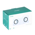 Caixa de Som 2.0 Usb 5v 2x 1w Com Controlador de Volume Branca - Vs-01b