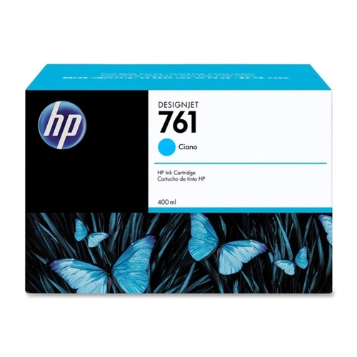 Cartucho De Tinta Hp 761 Ciano Pluk 400ml Cm994a