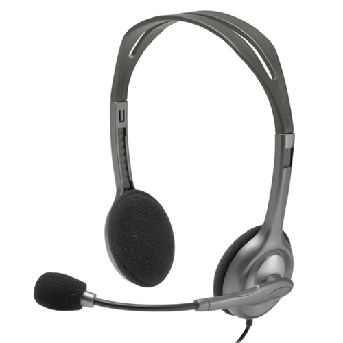 Headset Gamer Logitech H111, Com fio, Estéreo, conector 3,5mm,Preto - 981-000612