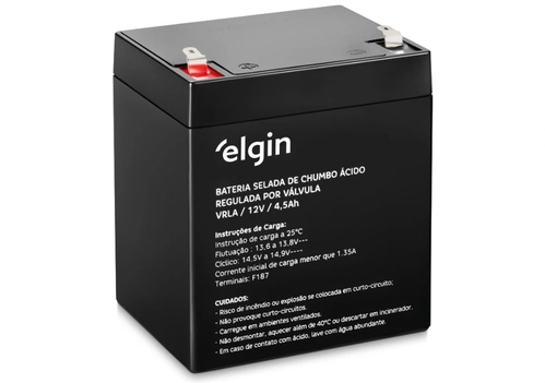 Bateria Selada de Chumbo Vrla 12v 4,5ah, Terminal F1