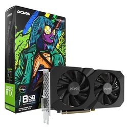 Placa de vídeo 8GB RTX3050 Pcyes Projeto Edge Preto - PVRTX30508BLPE