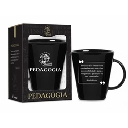 Caneca Cerâmica Curso Pedagogia 280Ml - BRASFOOT