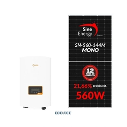 Gerador Solar Solis 14,56 Kwp Mon. 220v Fibromadeira (10k/560w)