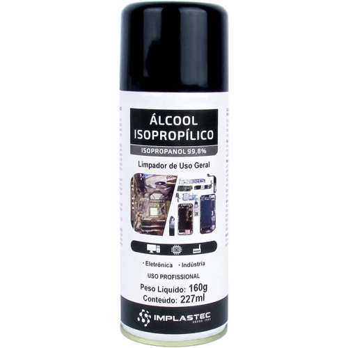 Alcool Isopropilico 99,8% Aerossol 160g 227ml