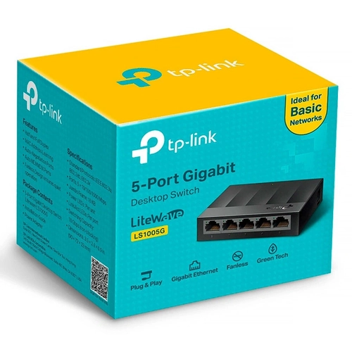 Switch Tp-link 5 Portas 10/100 Mbps Ls1005 - Ls1005