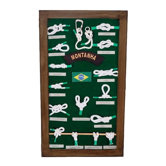 Quadro Moldura Decorativa (Nós, Voltas e Amarras Montanha)