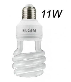 LAMPADA ELETRONICA ESPIRAL 11W 127V 6400K E27