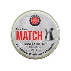 Chumbinho Match 4,5mm 200 un. - (HATSAN)