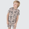Conjunto Pijama Manga Curta Estampado Polvo Hering - Masculino