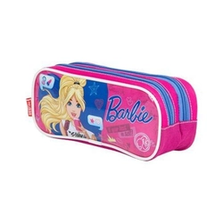 Estojo Escolar 2 Compartimentos Barbie - Sestini