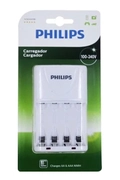 Carregador de Pilhas Philips SCB2440NB AA , AAA - Bi Volt