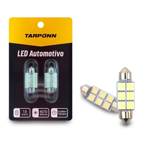 Lâmpada Led Tarponn Torpedo Tp-5026 Sj-5050-6smd 39mm C/2