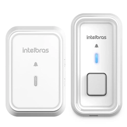 Campainha Intelbras Sem Fio Com Bateria Branca - Cib 101 - 4522001