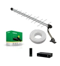 KIT Antena e Conversor digital Intelbras CD 905