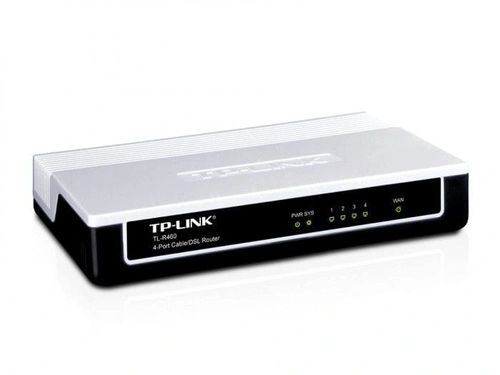 Roteador TP-Link ADSL 10/100 1-Porta Wan + 4-Portas Lan (Somente Via Cabo de Rede) - TL-R460