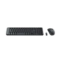 Teclado e Mouse Sem Fio Logitech MK220 Compacto Preto ABNT2 - 920-