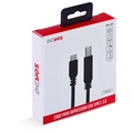Cabo Para Impressora Usb-C Tipo-C Para USB-B 3.0 Pcyes 1 Metro Preto - P3UCBP-1