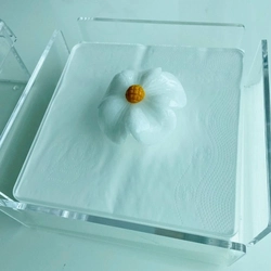 Porta Guardanapos Papel Flor