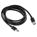 Cabo de Dados Usb a 3.0 Macho para Usb a 3.0 Macho 28awg Puro Cobre 2 Metros - Puam3-2