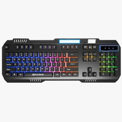 Teclado Gamer Semi Mecanico Rgb Teclas Multimidia 19 Teclas Anti-Ghosting Mj60 Hoopson