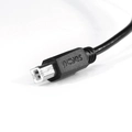 Cabo para Impressora Usb a 2.0 Macho para Usb b 2.0 Macho 28awg Puro Cobre 2 Metros - Puabm2-2