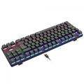 Teclado Mecanico Gamer T-dagger Bora Rainbow Preto Switch Marrom - T-tgk313-br