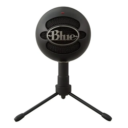 Microfone Logitech Blue Snowball Ice Preto Usb - 988-000067