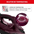 Ferro a Vapor Ultragliss Com Base Durilium Airglide 1520w Vinho 127v