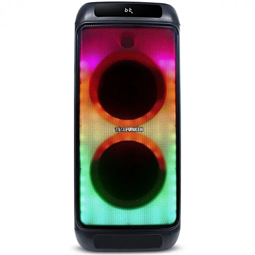 Caixa de Som Ativa Ultrabox-6  600w Rms Woofers 2x6.5 e Driver 1.5 Iluminação Gamma Fx  - Tfultrabox6