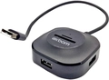 Mini HUB USB, 3 Portas, USB 2.0 + 1 Leitor de Cartão microSD + 1 SD Exbom UH-R23