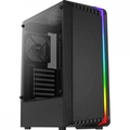 Gabinete Gamer Aerocool Bionic Preto Rgb Lateral Vidro