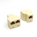Adaptador Duplicador Rj45 - 1 Femea P/ 2 Femeas Ref. Lt-ad010