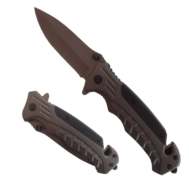 Canivete Tático (Chumbo e Preto Clip MK-06-1227)