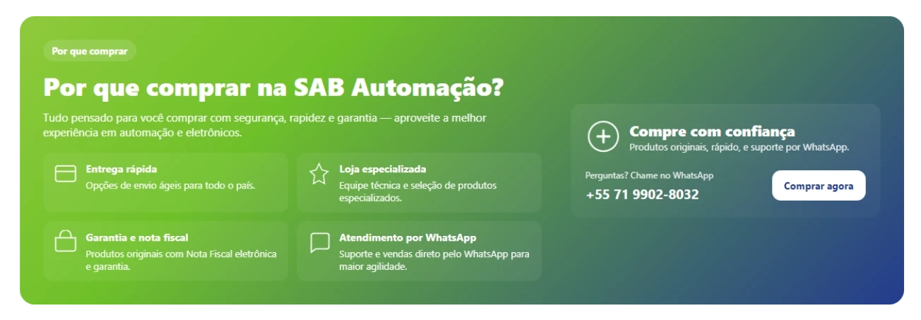 Porque escolher a SAB