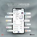 Balança Bioimpedância 55 Análises Corporais Digital e com Bluetooth - Relaxshop Bio Ultra Preta