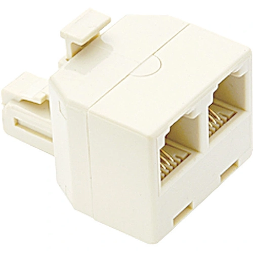 Adaptador Rj-11 -1 Macho X 2 Femea C/10 Gigasat