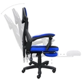 Cadeira Gamer Rocket Preta Com Azul - Cgr10paz