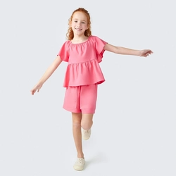 Blusa Bata Hering Com Linho Feminina - Rosa