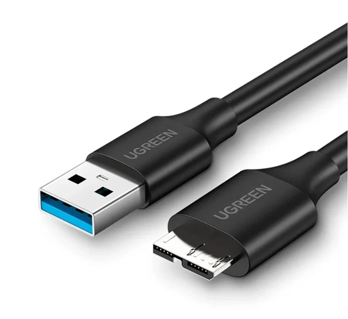 Cabo Ugreen USB Micro USB 3.0, 50cm, US130 Preto