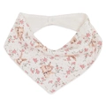 Babador Bandana Avulso Suedine e Atoalhado Feminino – Floral Coelha