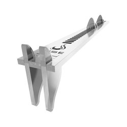 Psu Cover c/ suporte SSD Rise Skull Led Branco RM-CP-02-CA