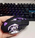 Kit Teclado Mecânico e Mouse 6 botões Gamer RGB com Fio Switches Blue TE131 - Knup