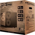 Gabinete Gamer C3tech Aquarius Mt-g710 Sem Fans Branco