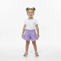 Shorts De Malha By Gus Coraçãozinho Feminino - Lilás