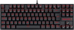 Teclado Mecânico Redragon Kumara Single Color, Com fio, ABNT2, Switch Marrom, Preto - K552-2 (PT-BROWN)