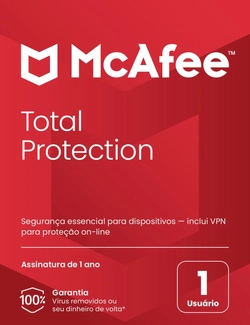 Total Protection Mcafee 1 Dispositivo 1 Ano Esd - Mtp0alnr1