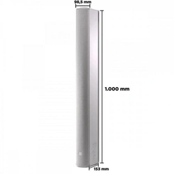 Caixa Acústica Passiva Line Array Vertical Jbl Cbt100la1 325w Branca